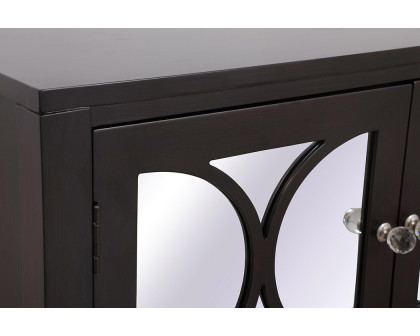 Elegant 36" Mirrored Cabinet - Dark Brown (MF82002DT)