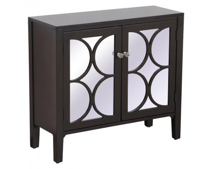 Elegant 36" Mirrored Cabinet - Dark Brown (MF82002DT)