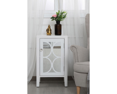 Elegant 18" Mirrored Cabinet - White (MF82035WH)