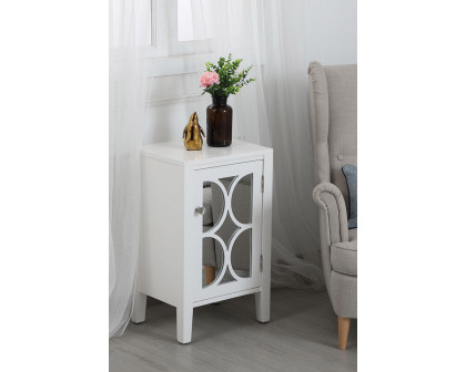 Elegant 18" Mirrored Cabinet - White (MF82035WH)