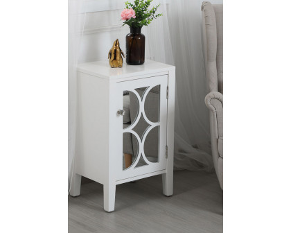 Elegant 18" Mirrored Cabinet - White (MF82035WH)