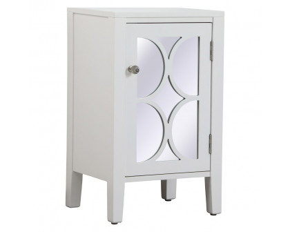 Elegant 18" Mirrored Cabinet - White (MF82035WH)