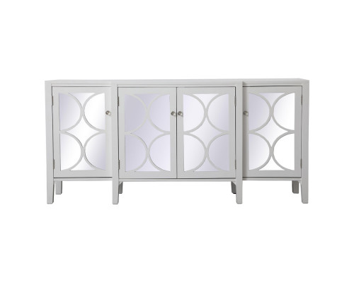 Elegant - 72" Mirrored Credenza (MF82111WH)