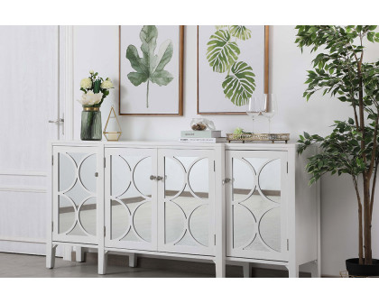 Elegant - 72" Mirrored Credenza (MF82111WH)