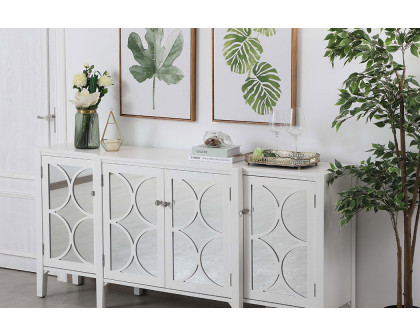 Elegant - 72" Mirrored Credenza (MF82111WH)