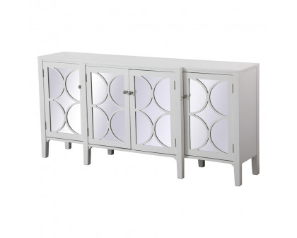 Elegant - 72" Mirrored Credenza (MF82111WH)