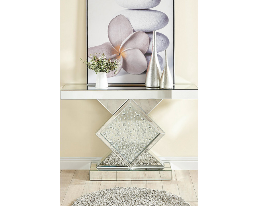 Elegant - 47" Rectangle Crystal Console Table (MF91004)