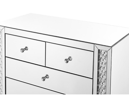 Elegant - 39.5" Crystal Five Drawers Cabinet (MF91007)