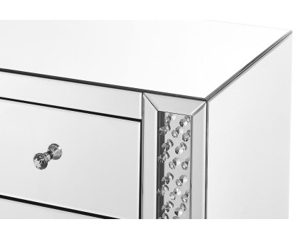 Elegant - 39.5" Crystal Five Drawers Cabinet (MF91007)