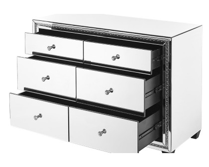 Elegant - 47" Crystal Six Drawers Cabinet (MF91011)