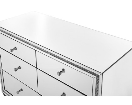 Elegant - 47" Crystal Six Drawers Cabinet (MF91011)