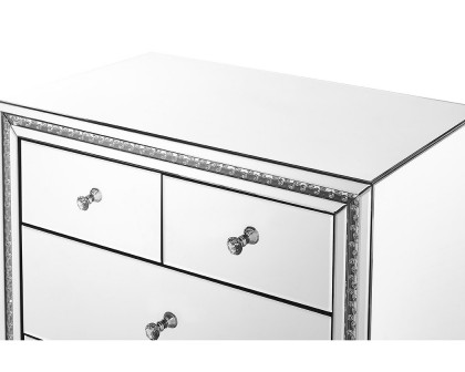 Elegant - 31.5" Crystal Five Drawers Cabinet (MF91013)