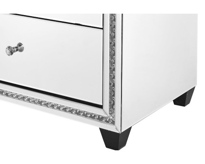 Elegant - 31.5" Crystal Five Drawers Cabinet (MF91013)