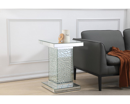 Elegant - 17.5" Crystal End Table (MF92006)