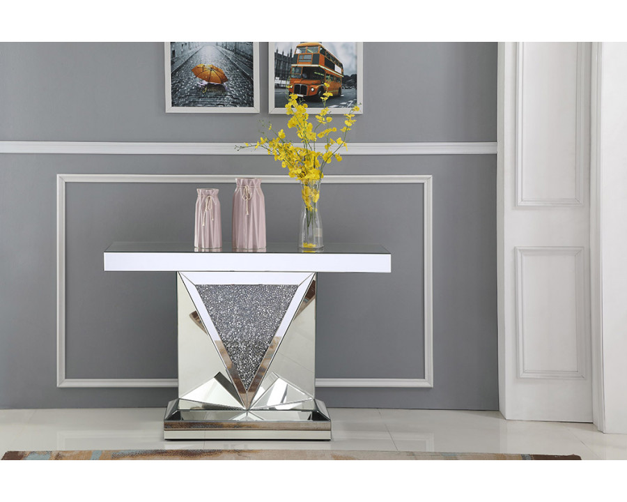 Elegant - 47" Rectangle Crystal Console Table (MF92009)