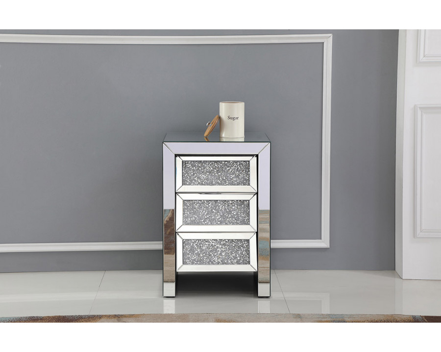 Elegant - 17.5" Crystal Bedside Table (MF92014)