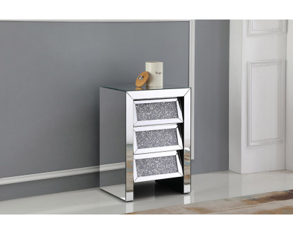 Elegant - 17.5" Crystal Bedside Table (MF92014)