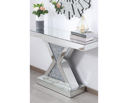 Elegant - 47" Crystal Mirrored Console Table (MF92034)