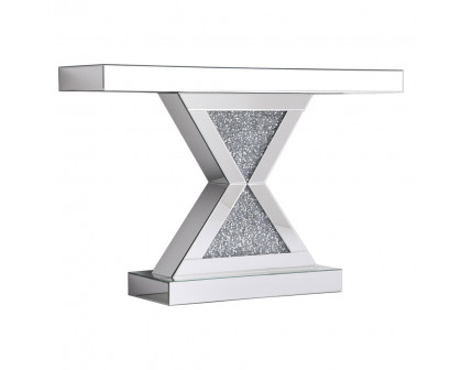 Elegant - 47" Crystal Mirrored Console Table (MF92034)