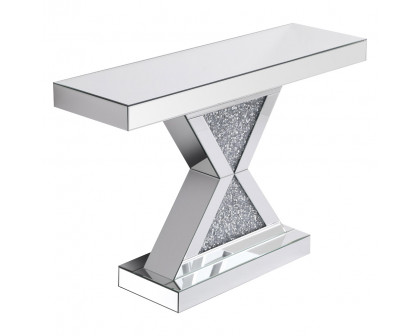 Elegant - 47" Crystal Mirrored Console Table (MF92034)