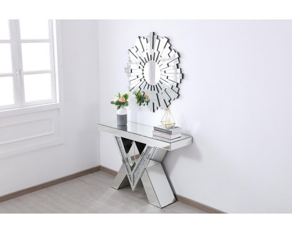 Elegant - 47" Crystal Mirrored Console Table (MF92044)