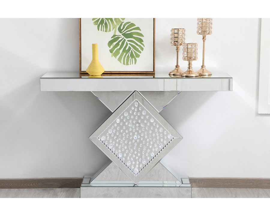 Elegant - Raiden 47" x 13" Clear Console Table (MF98004)