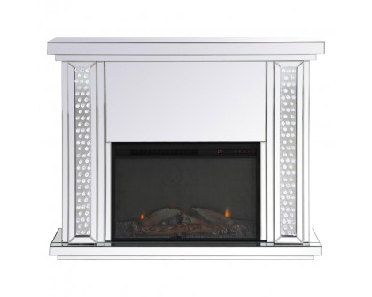 Elegant - Raiden Clear Mantle with Fireplace