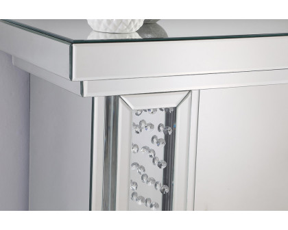 Elegant Raiden Clear Mantle with Fireplace - Clear (MF98901-F1)