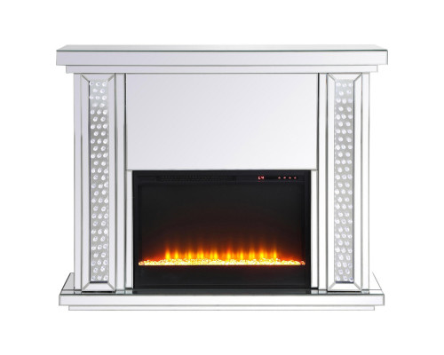 Elegant - Raiden Clear Mantle with Fireplace