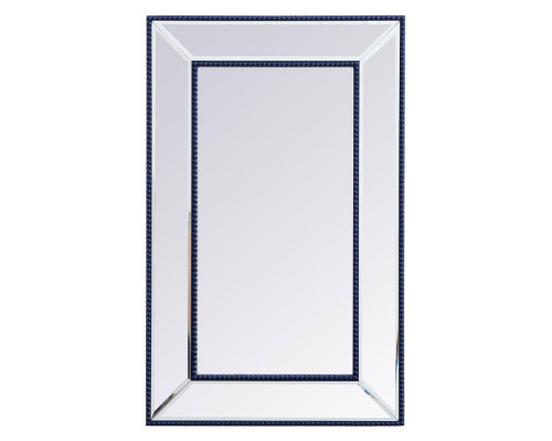 Elegant Wall Mirror - Blue, L 32" (MR32032BL)