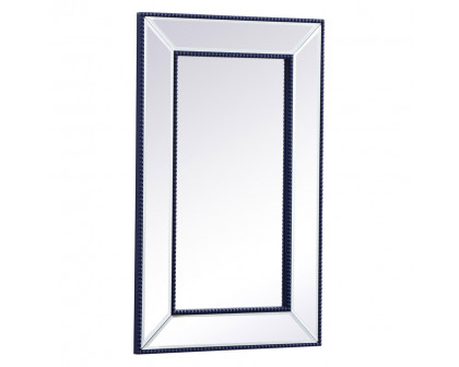 Elegant Wall Mirror - Blue, L 32" (MR32032BL)