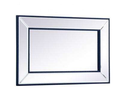 Elegant Wall Mirror - Blue, L 32" (MR32032BL)