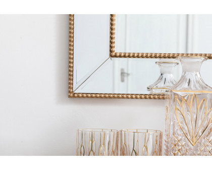 Elegant Wall Mirror - Gold, L 32" (MR32032G)