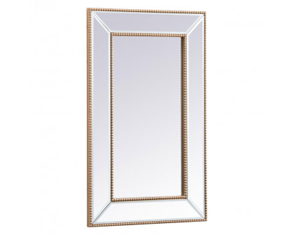 Elegant Wall Mirror - Gold, L 32" (MR32032G)