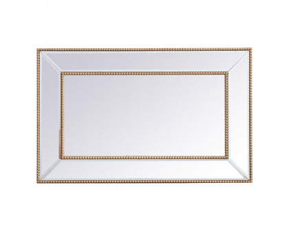 Elegant Wall Mirror - Gold, L 32" (MR32032G)