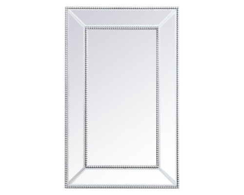 Elegant Wall Mirror - Silver, L 32" (MR32032S)