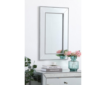 Elegant Wall Mirror - Silver, L 32" (MR32032S)