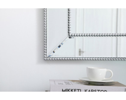 Elegant Wall Mirror - Silver, L 32" (MR32032S)