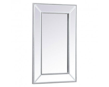 Elegant Wall Mirror - Silver, L 32" (MR32032S)