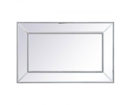 Elegant Wall Mirror - Silver, L 32" (MR32032S)