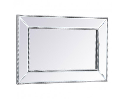 Elegant Wall Mirror - Silver, L 32" (MR32032S)