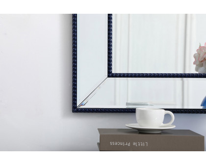 Elegant Wall Mirror - Blue, L 36" (MR32436BL)