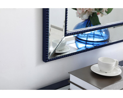 Elegant Wall Mirror - Blue, L 36" (MR32436BL)