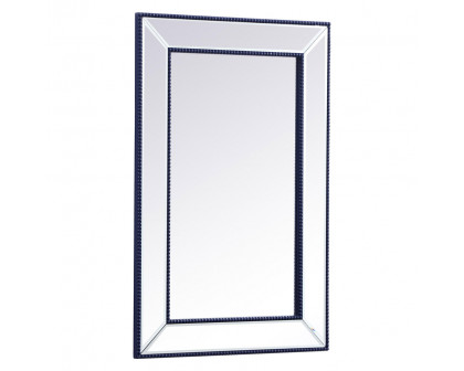 Elegant Wall Mirror - Blue, L 36" (MR32436BL)