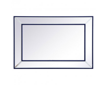 Elegant Wall Mirror - Blue, L 36" (MR32436BL)