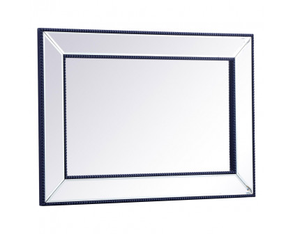 Elegant Wall Mirror - Blue, L 36" (MR32436BL)