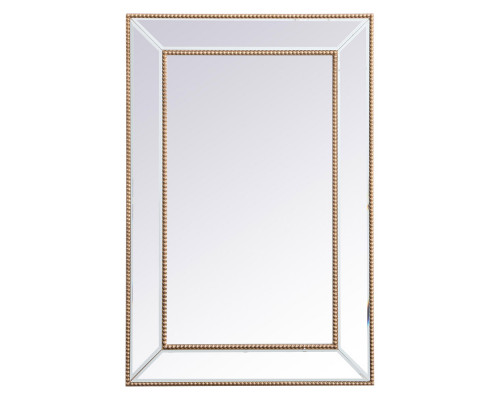 Elegant Wall Mirror - Gold, L 36" (MR32436G)