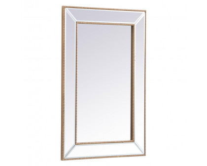 Elegant Wall Mirror - Gold, L 36" (MR32436G)