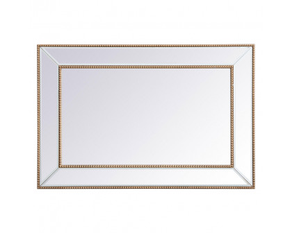 Elegant Wall Mirror - Gold, L 36" (MR32436G)