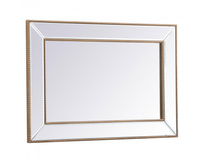 Elegant Wall Mirror - Gold, L 36" (MR32436G)